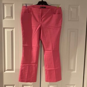 7th Avenue Dress Pants in Pink. Size 18 Petite